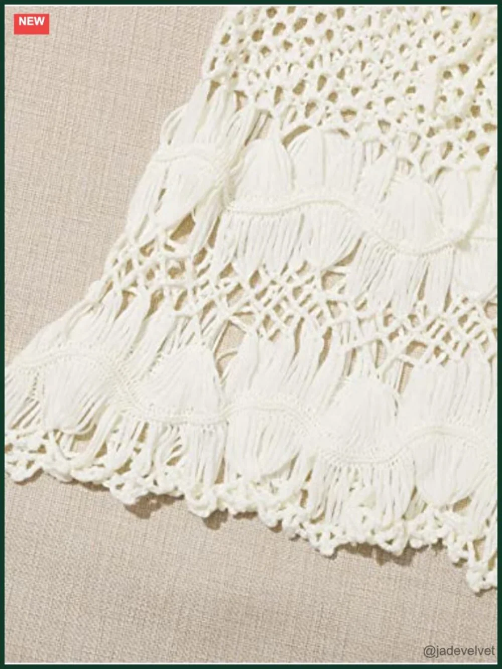 Tie Waist Crochet Beach Cover Up Skirt Sheer Boho Mini Swimwear